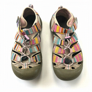 Keen kids striped waterproof sandal Size 4